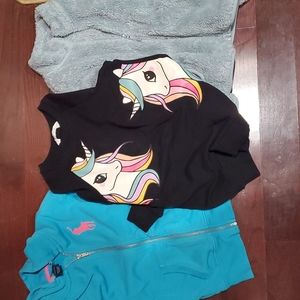 Girl's assorted brand sweater size 6-8, 8-10